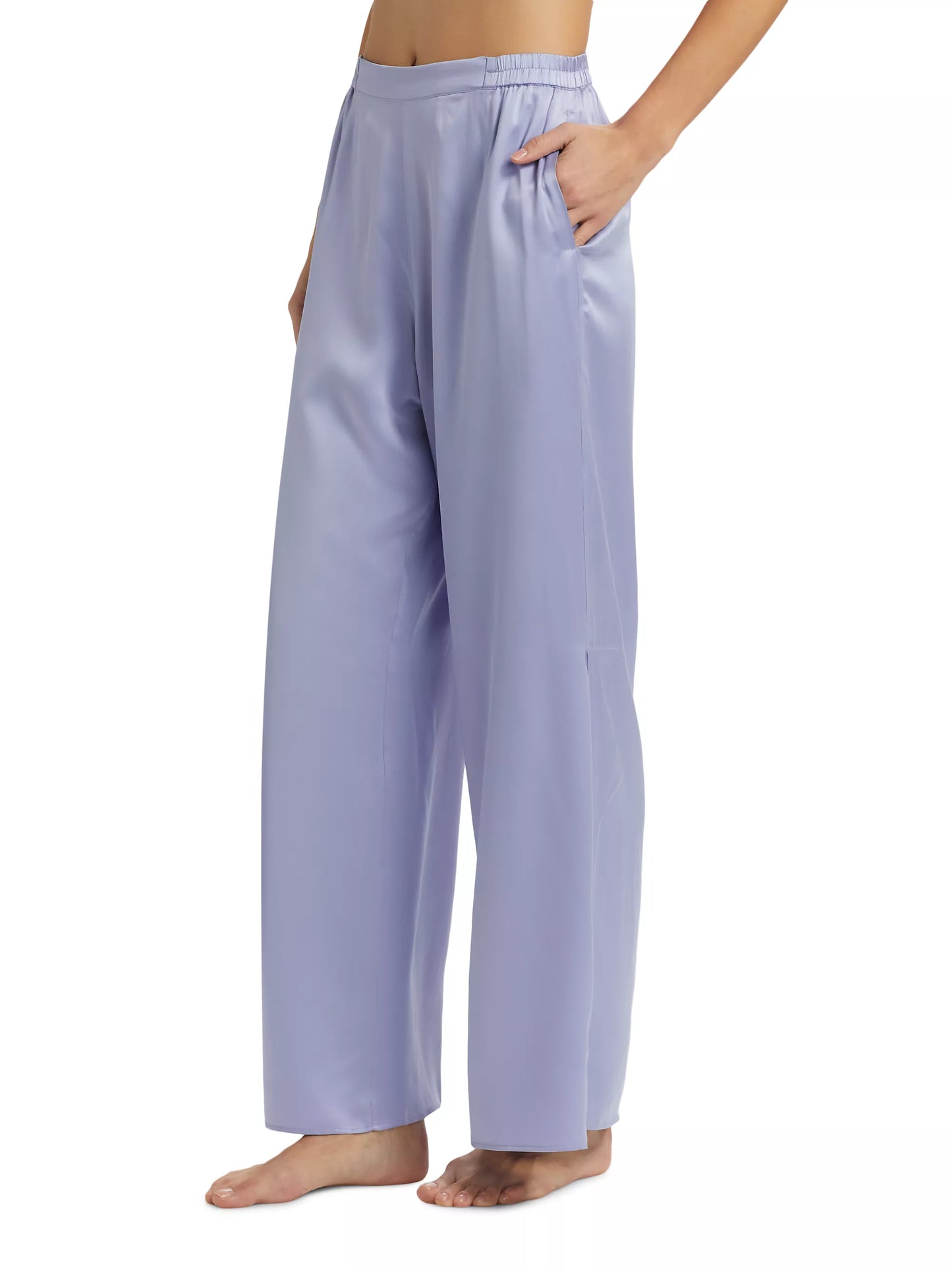 Washable Silk High Rise Pant Set