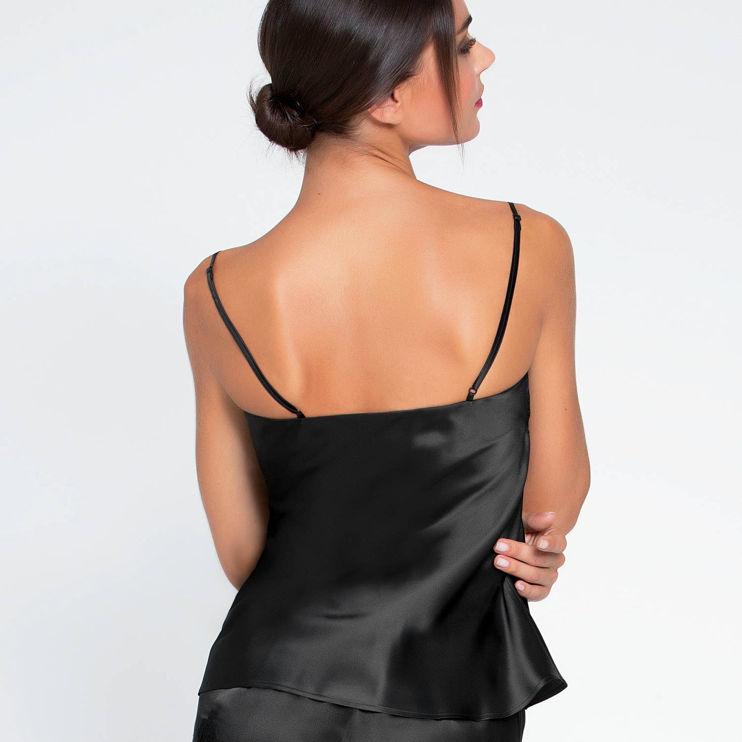 Lise Charmel Splendeur Soie Camisole in black at LaSource in Darien
