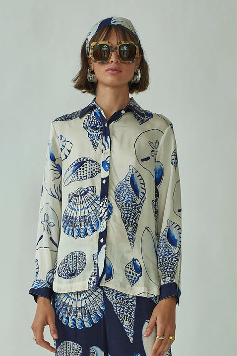 Carmen Shirt in Felicity Shell