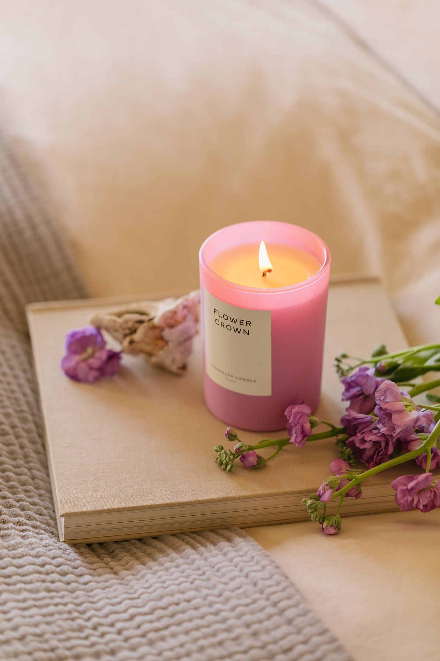 Flower Crown Candle