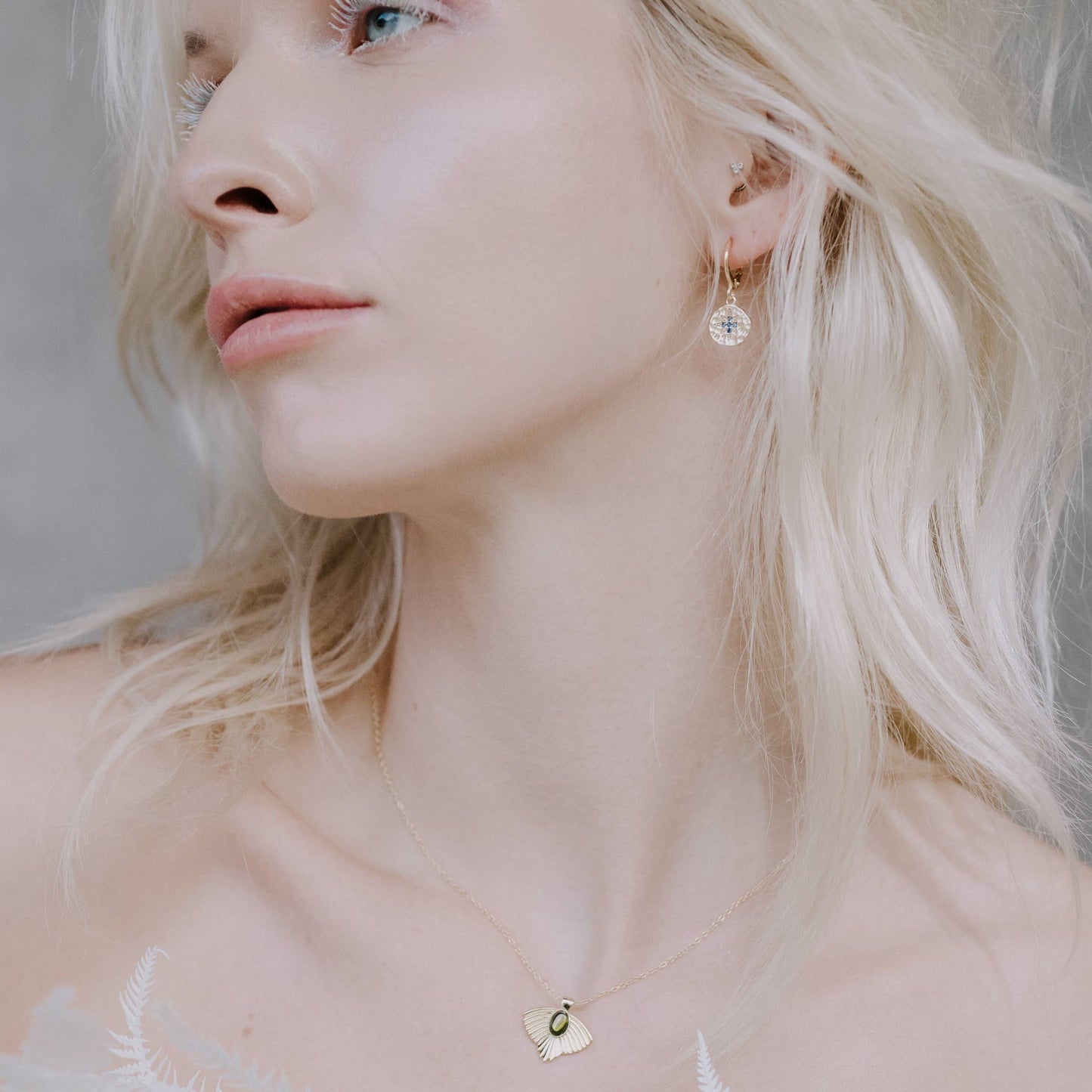 JWL Supernova Gold Huggie Earrings