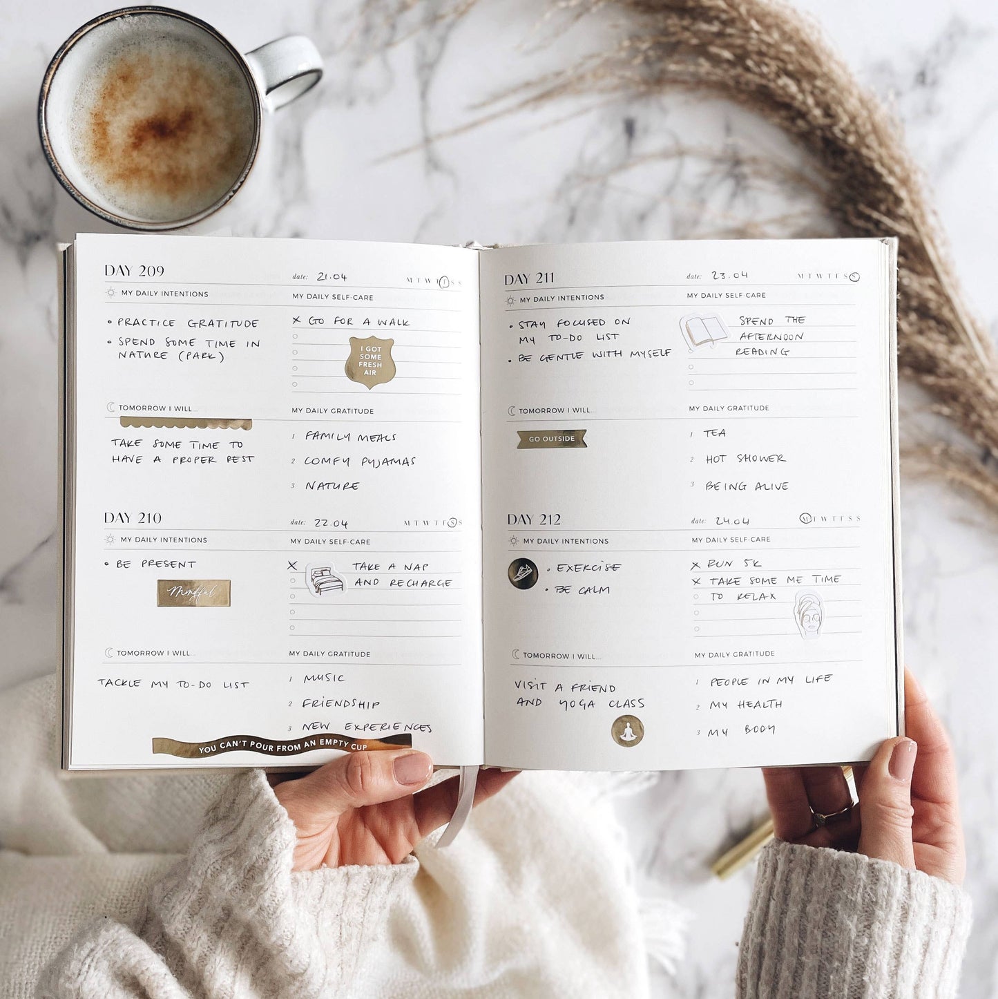 My Daily Self-Care | Gratitude and Reflection Journal