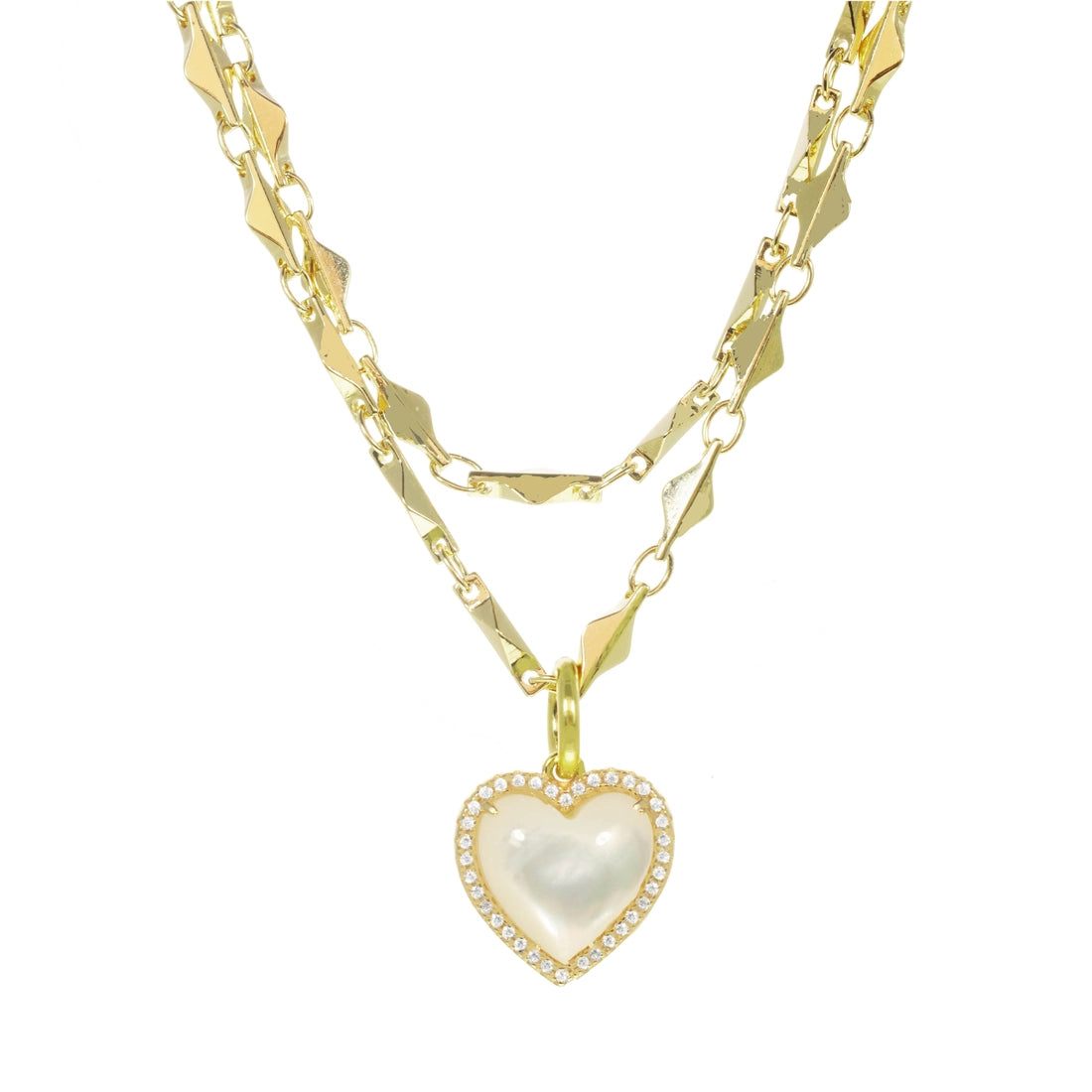 Mother of Pearl Pendant Necklace