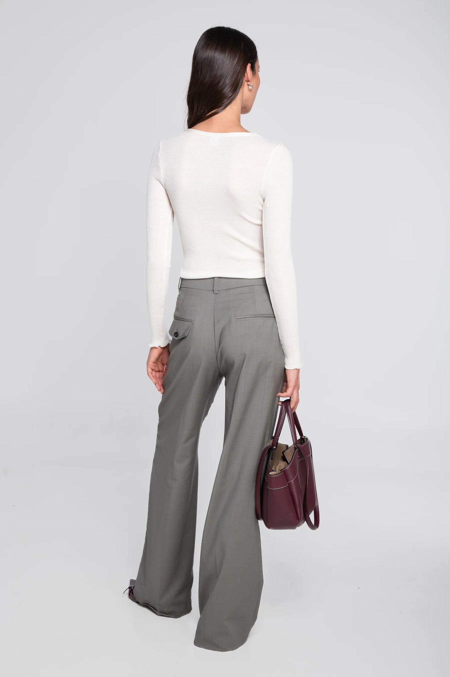 Ribbed Long-Sleeve Shirt