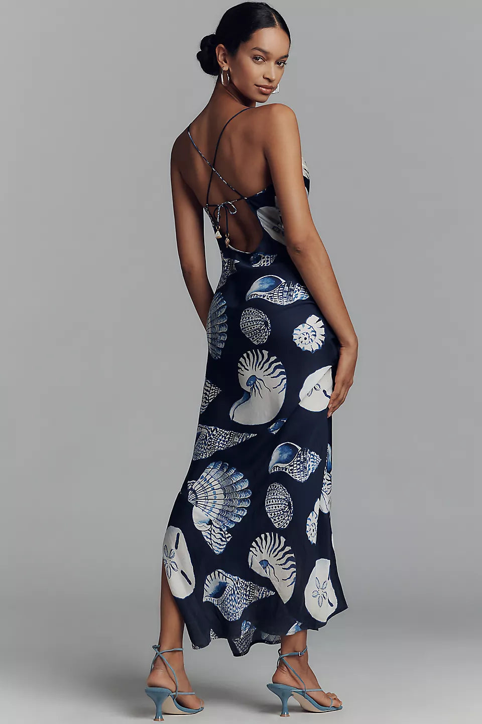 Slip Dress in Felicity Shell