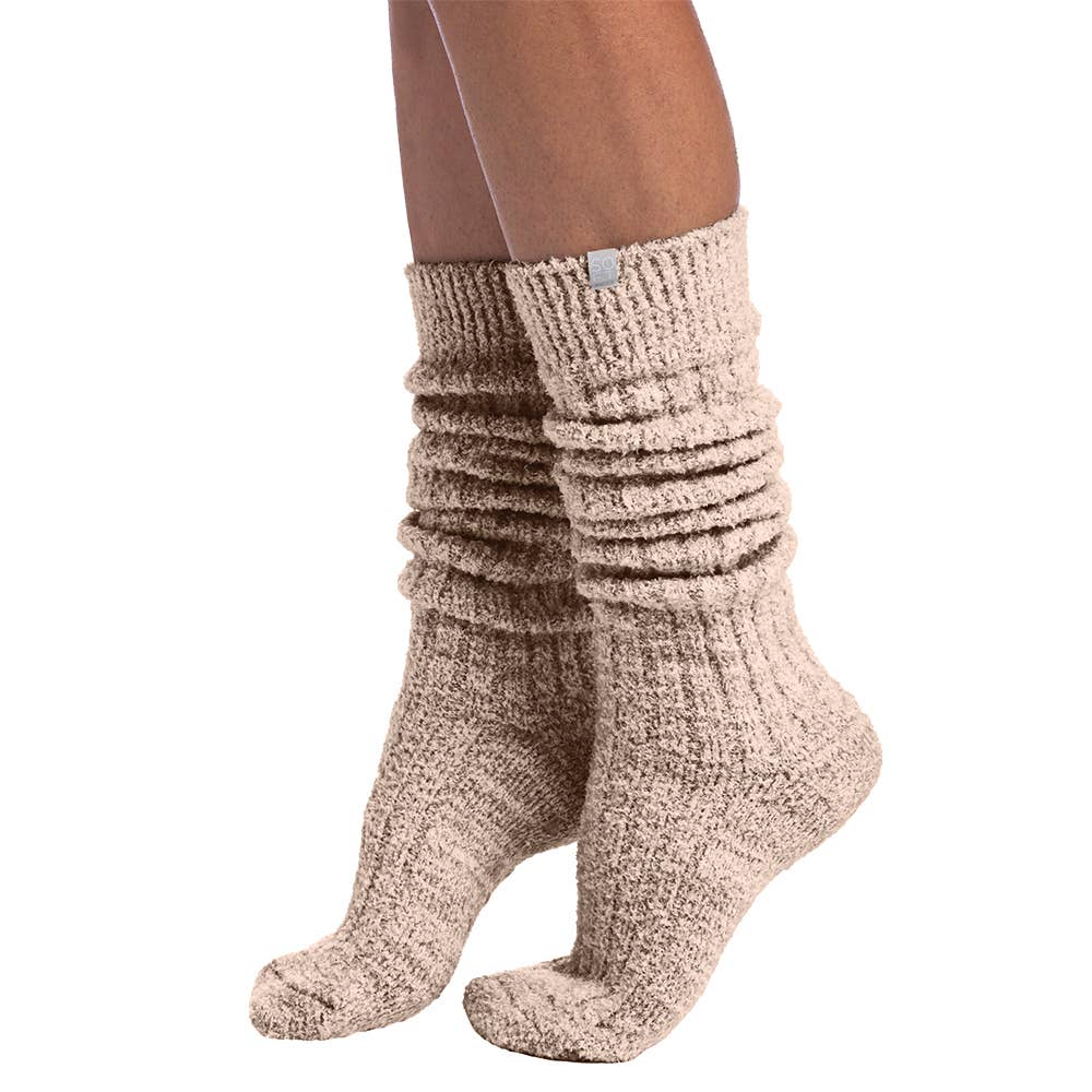 Slouchy Marshmallow Non-Slip Socks