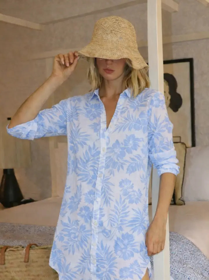 Boyfriend Gauze Tunic