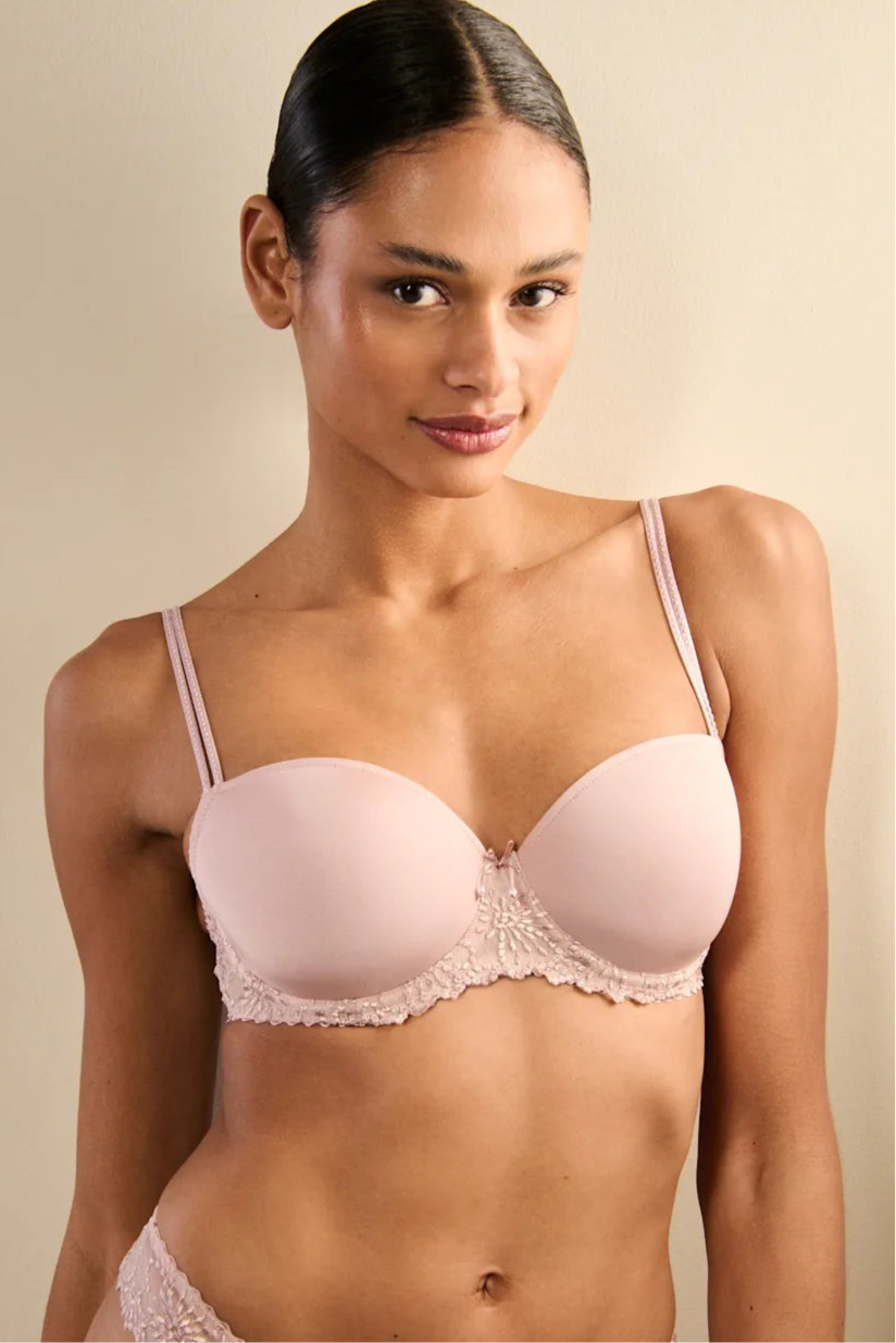Jane Lace Trim Balcony Bra
