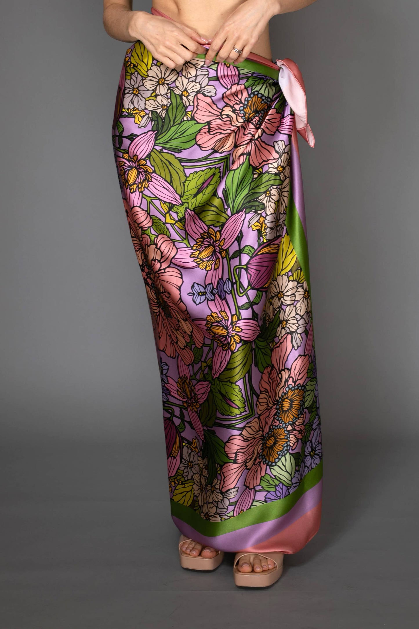 Garden Silk Scarf