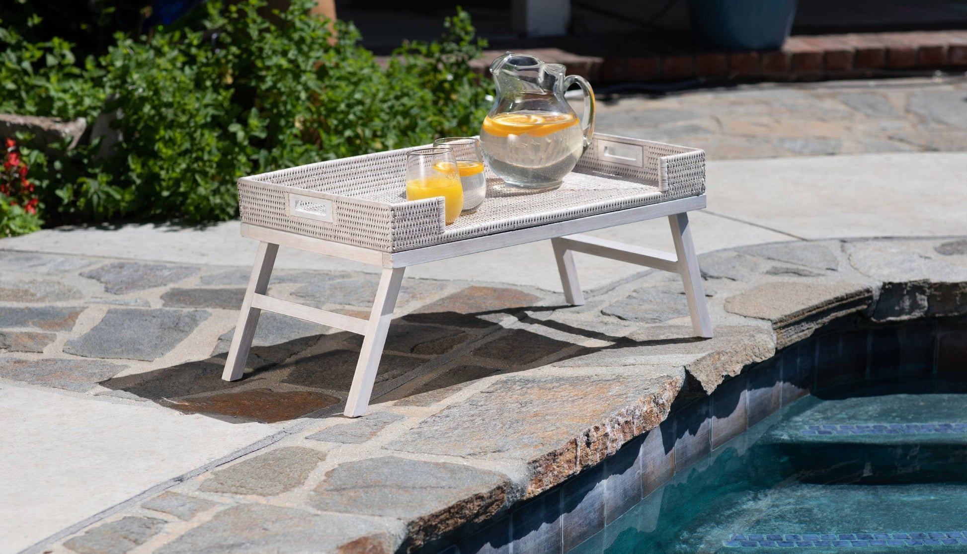 Artifacts Rattan Breakfast Tray/Table available at LaSource in Darien