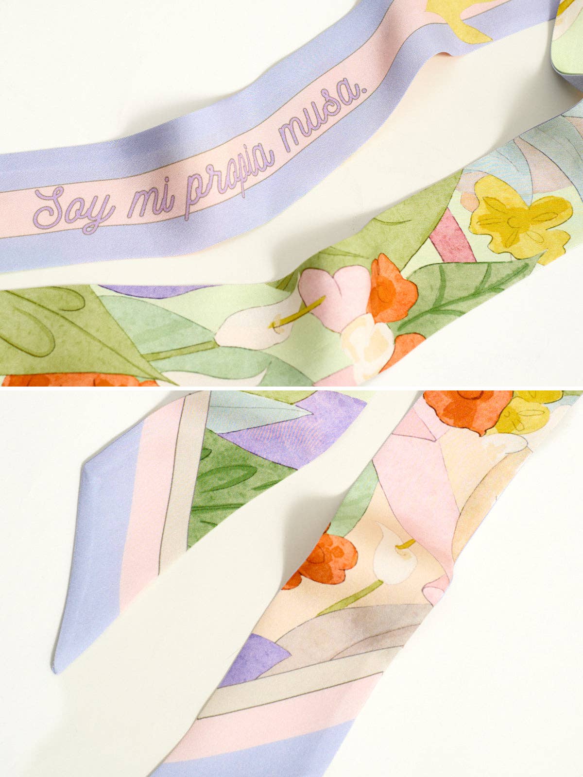 Frida Silk Skinny Scarf