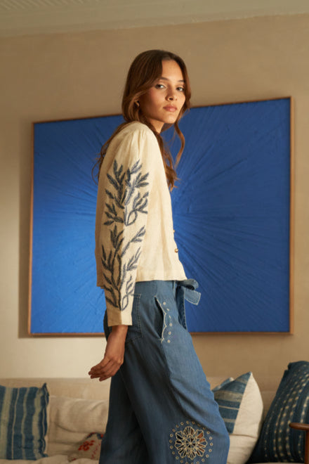 Ali Jacket in Gardenia