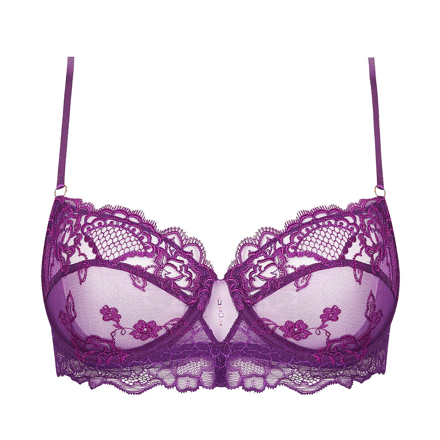 Lise Charmel - Sublime En Dentelle Half Cup Bra in Iris, available at LaSource in Darien