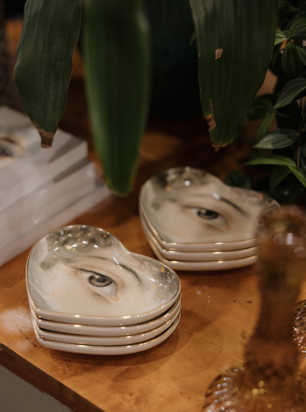 Lovers Eye Ceramic Heart Dish