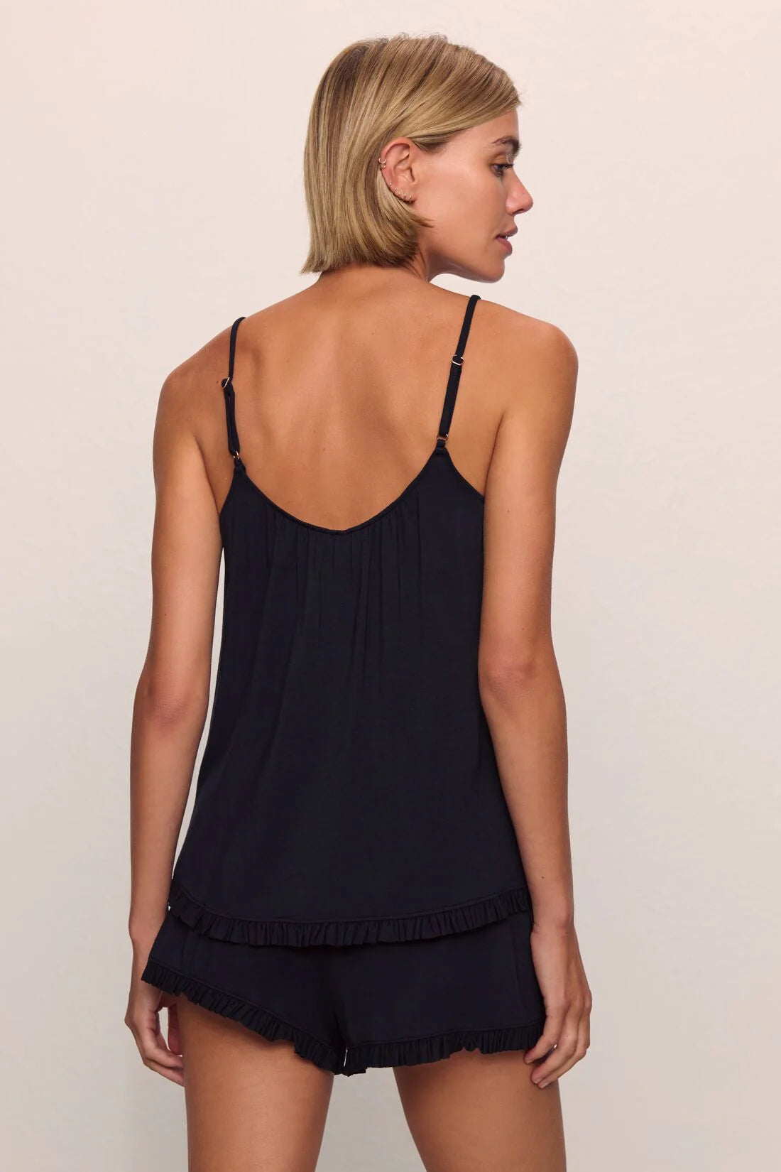 Gisele Modal Ruffle Cami & Shortie Short Set