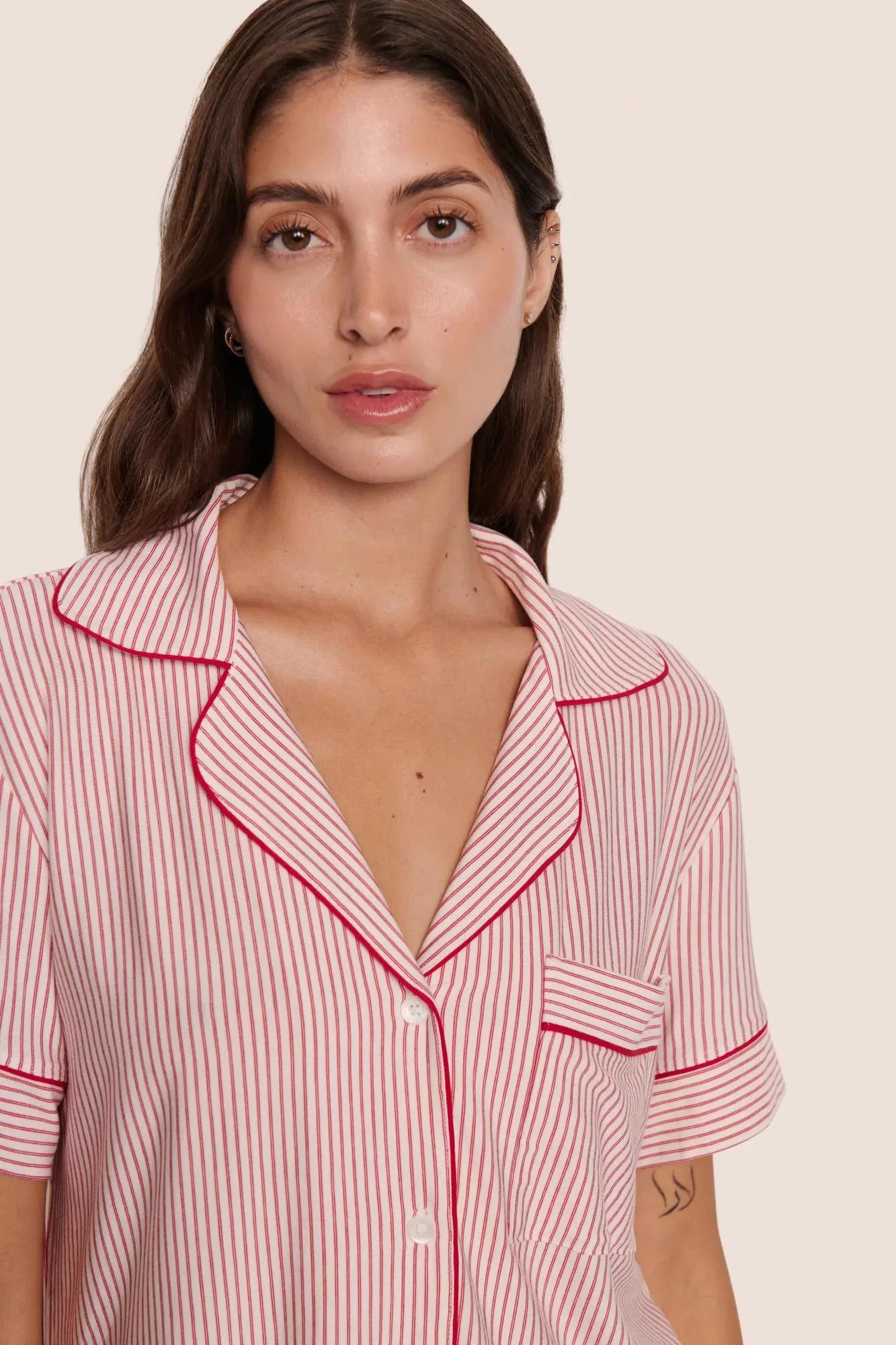 Gisele Duo Stripe Relaxed Short PJ Set