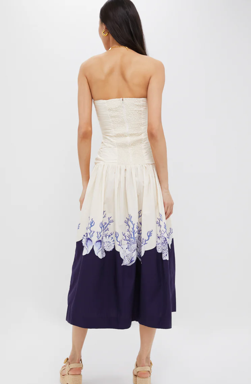 Malla Dress in Shell Cream