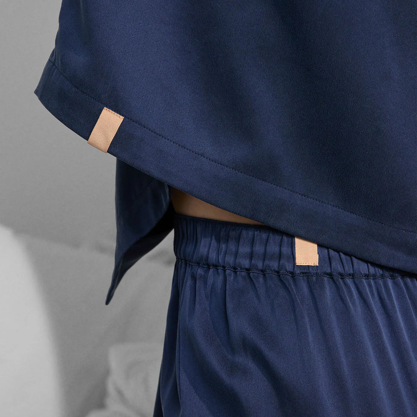 Washable Silk Long Sleeve Pant Set