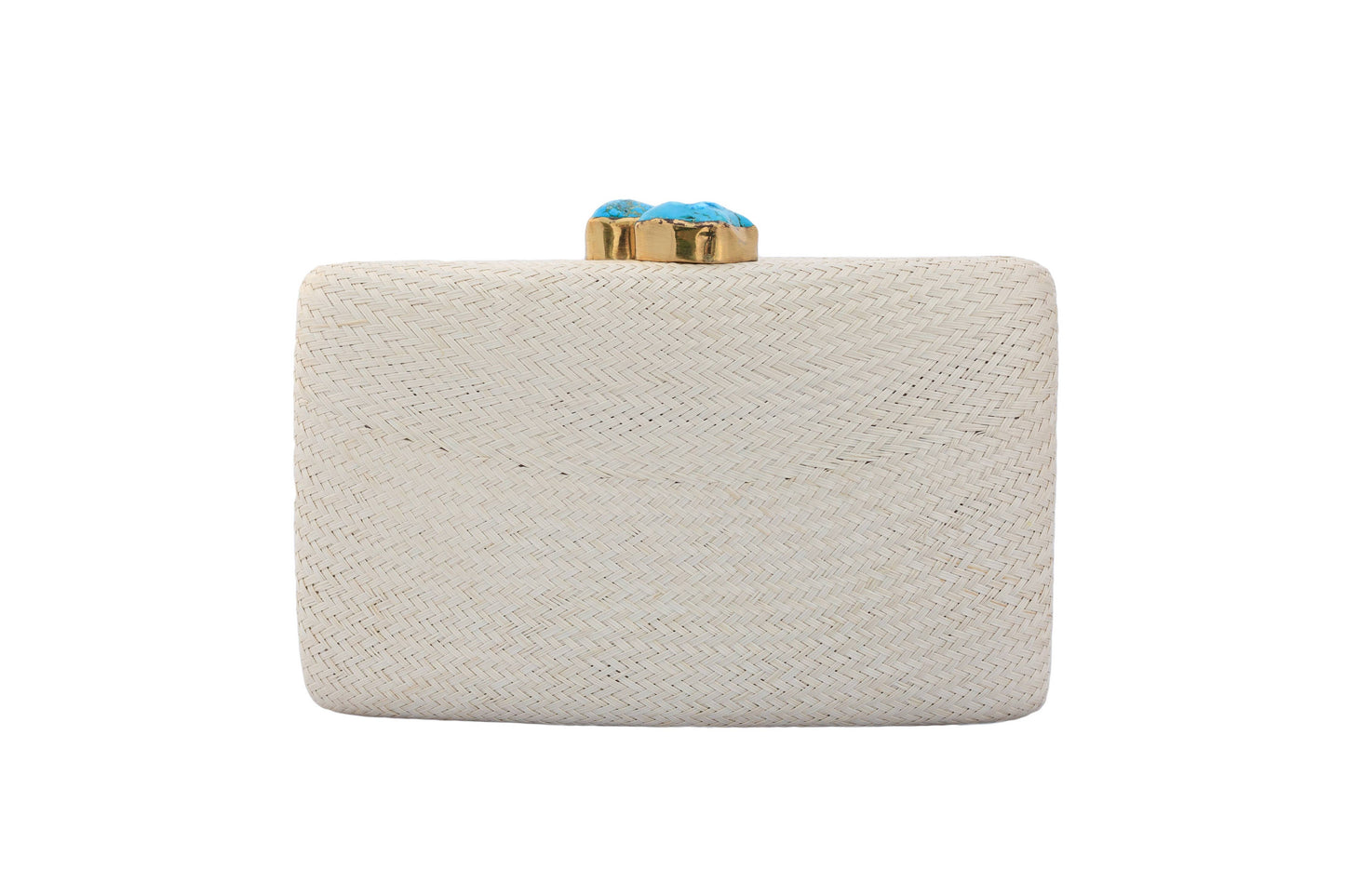 Jen Clutch with Turquoise Stones