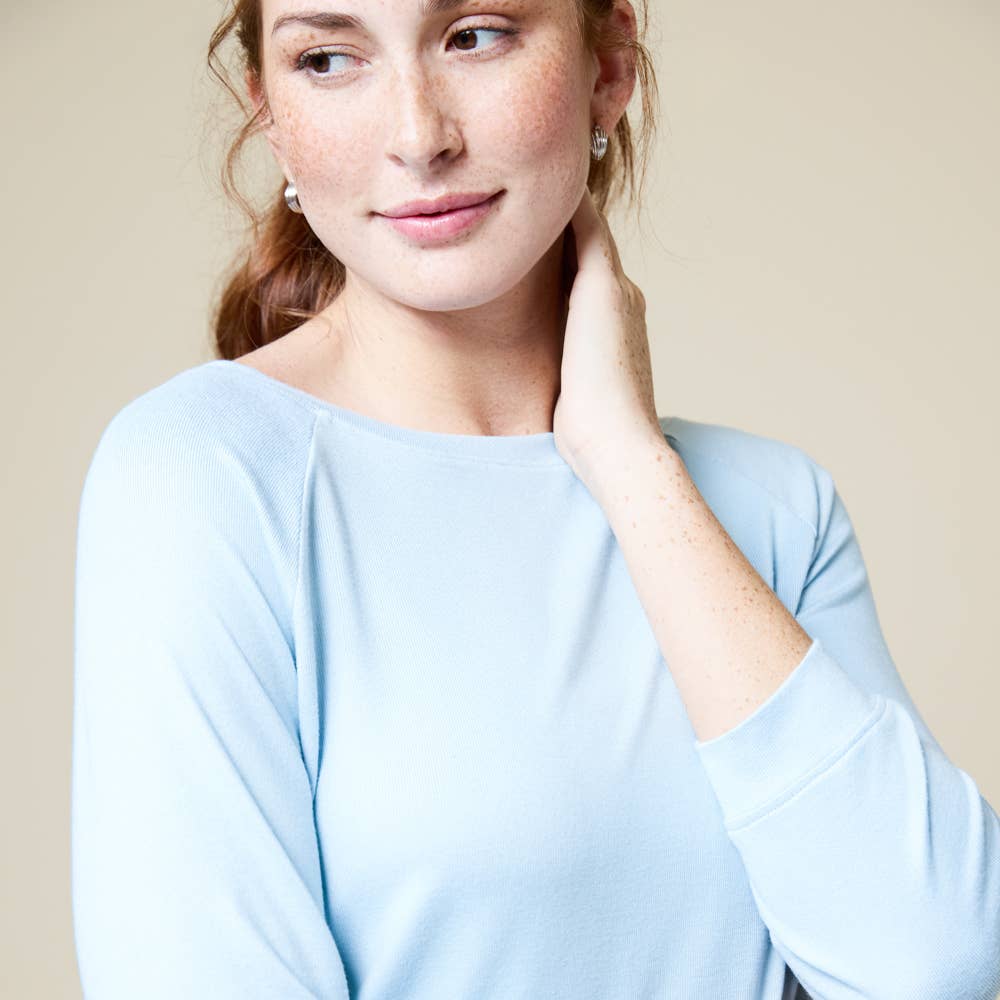 Dream Boat Neck LS Top and Short Set