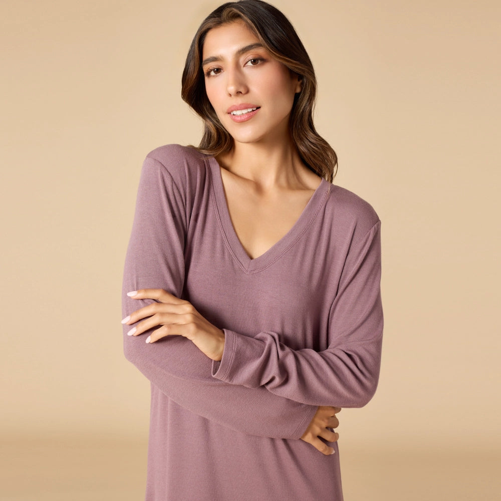 Natalie V-Neck Nightgown