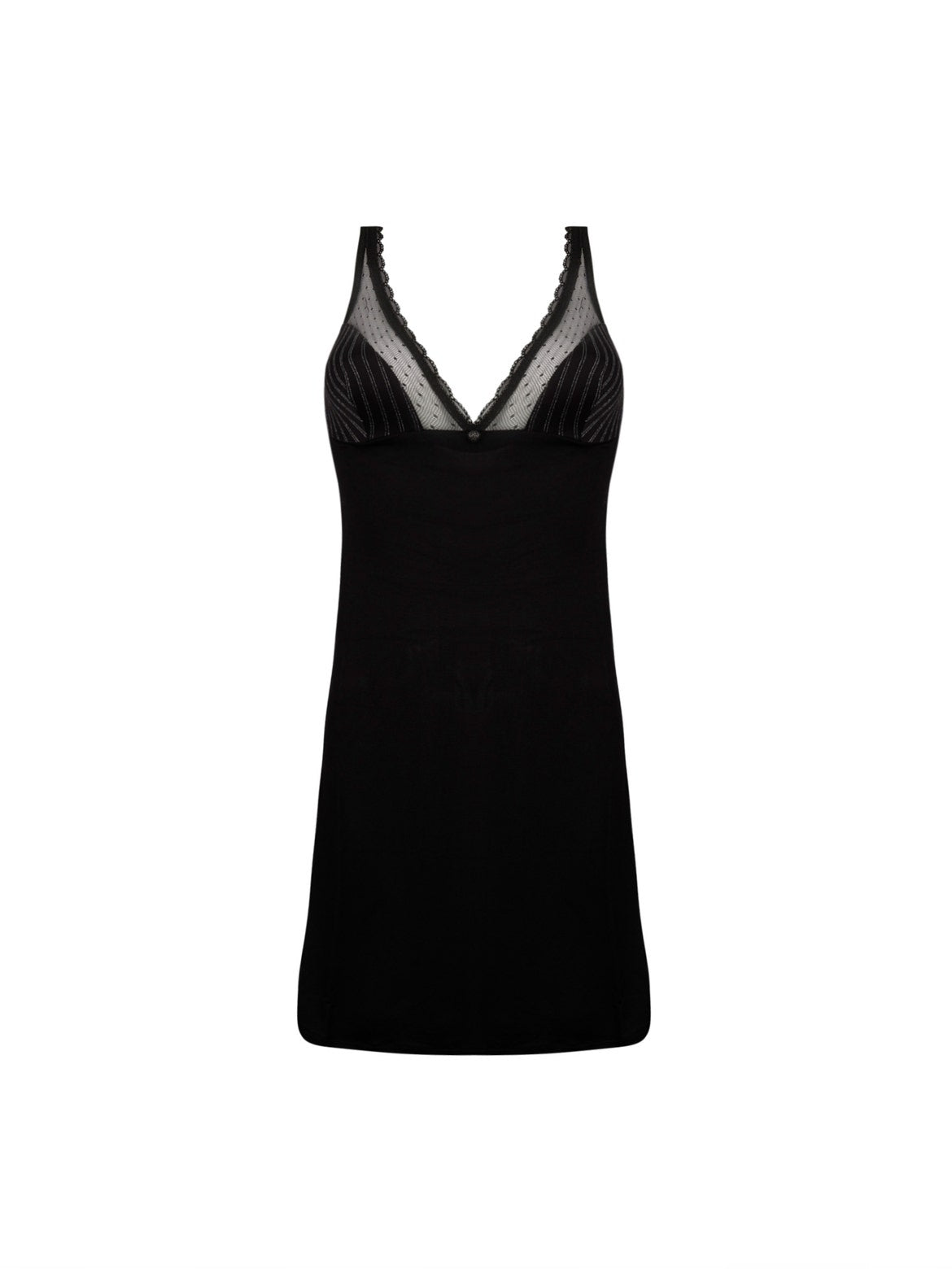 Antigel - Rayures Nightie in Black, available at LaSource in Darien