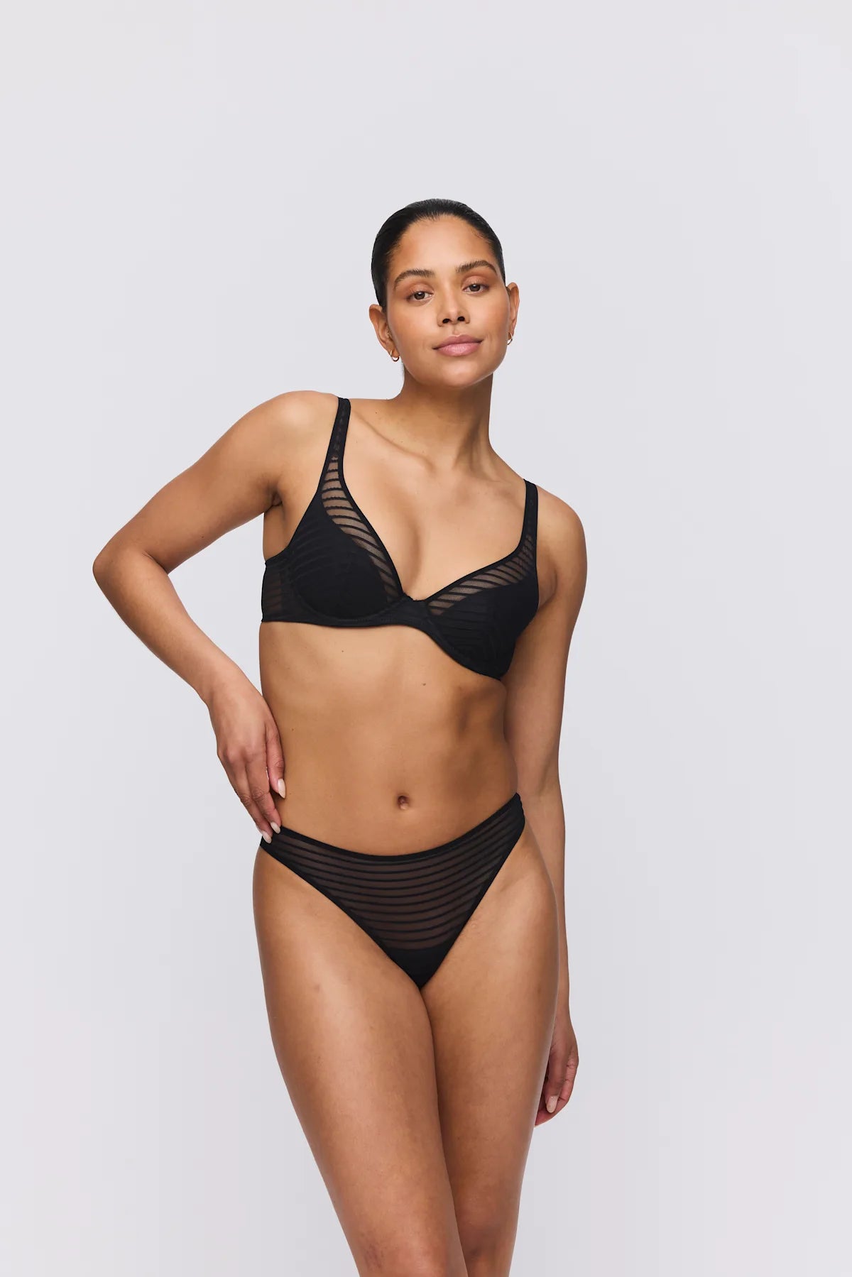 Basyl Half Padded Plunge Bra