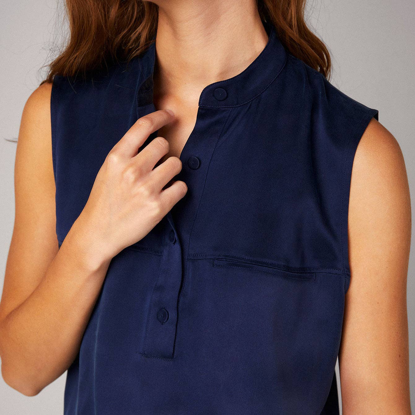 Lunya - Washable Silk Pant Set in Deep Blue, available at LaSource in Darien