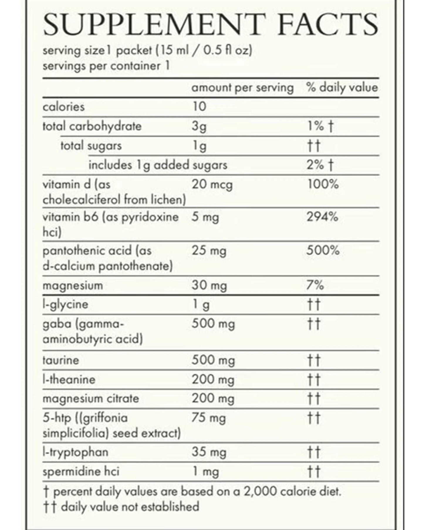 (Calm) Beauty Supplement