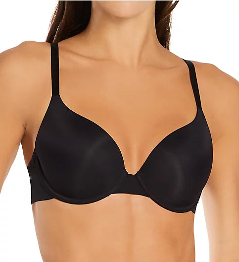 Simone Perele Essentiel Padded Plunge Bra in black at LaSource in Darien