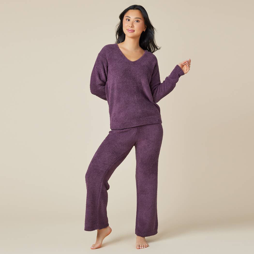 Oprah's Fave 2024 - Solid Marshmallow V-Neck Lounge Set