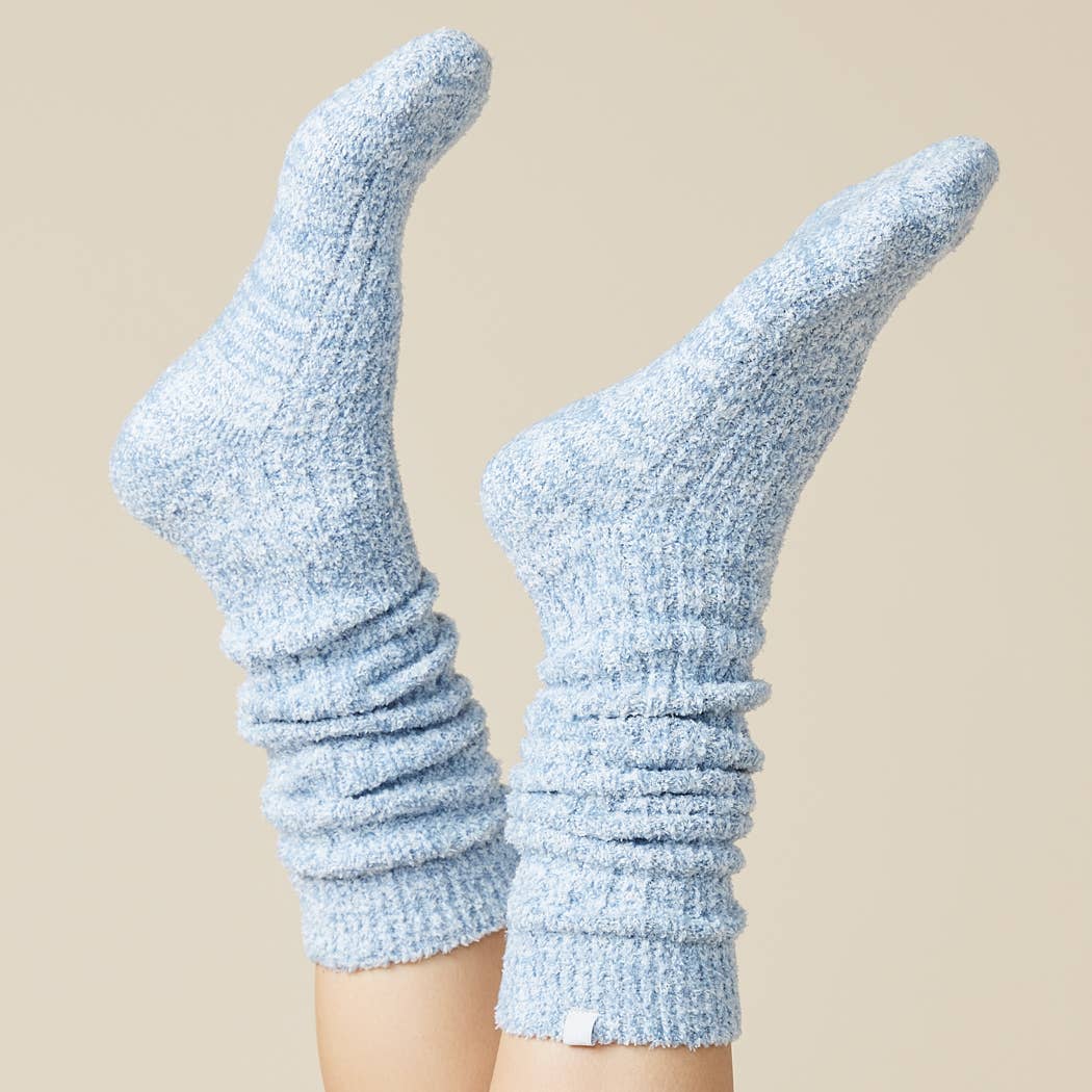 Women's Soft, Cozy, Slouchy Marshmallow Socks with Grippers