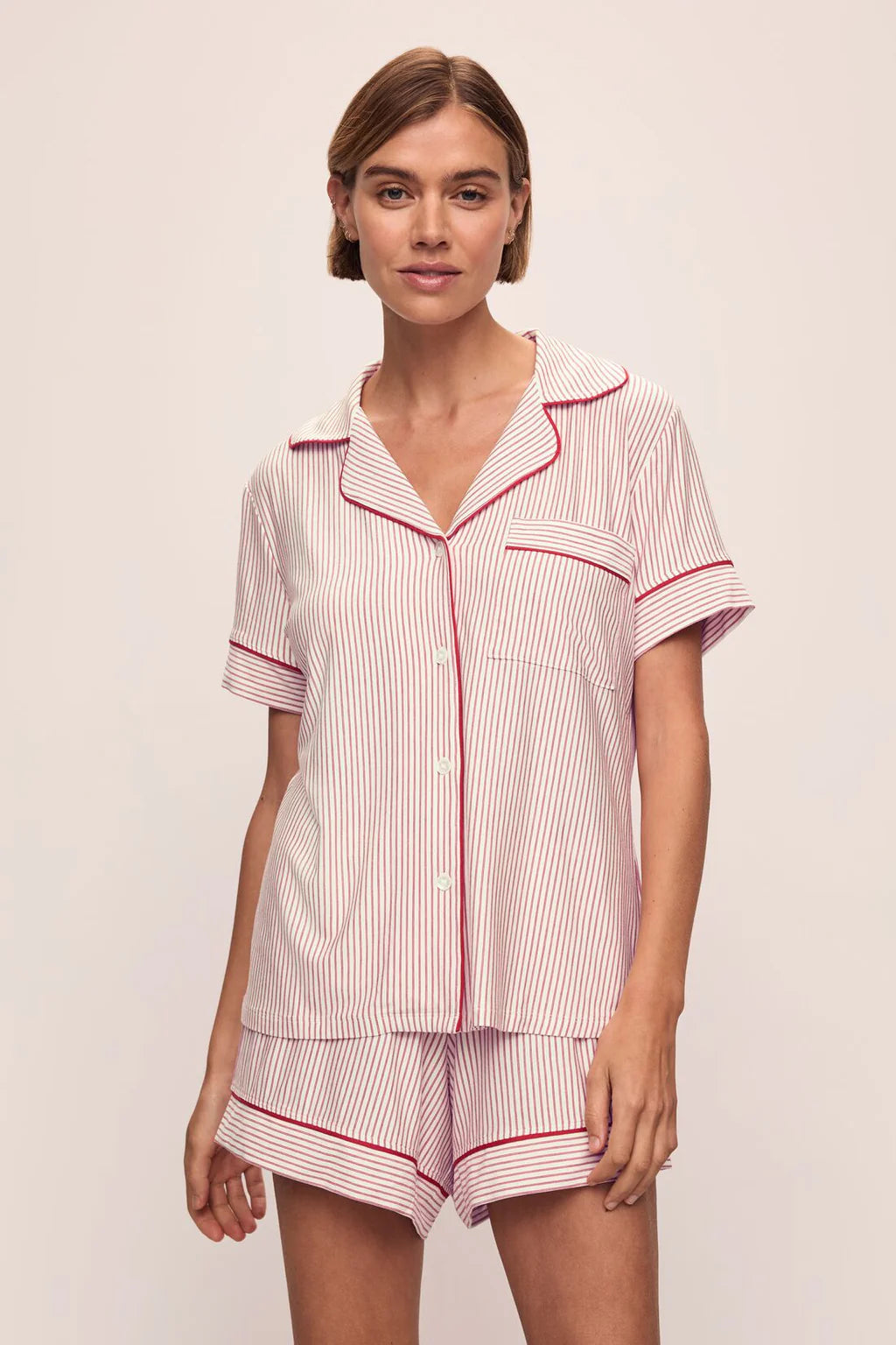 Gisele Duo Stripe Relaxed Short PJ Set
