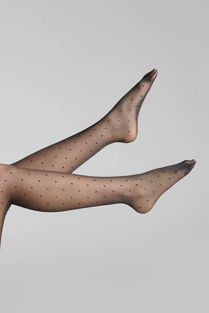 Plumetis Glossy Tights