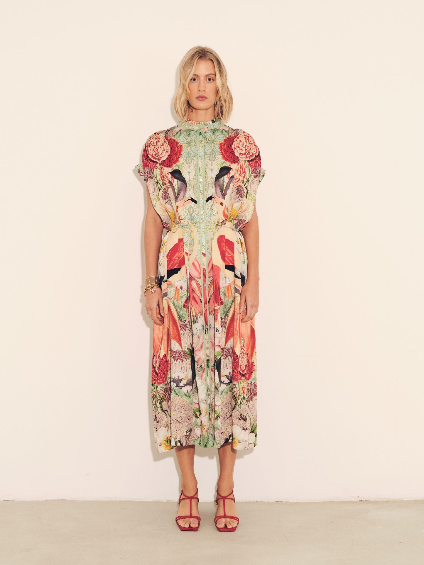 Valerie Kaftan in Flamingos