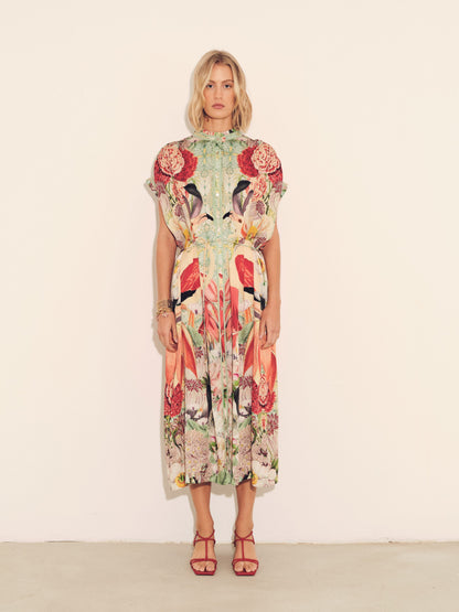 Valerie Kaftan in Flamingos