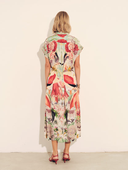 Valerie Kaftan in Flamingos