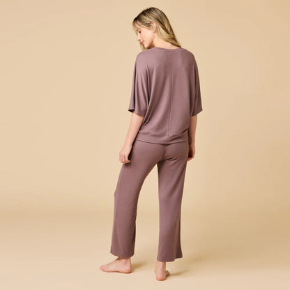Dream Relaxed V-neck Capri Lounge Set