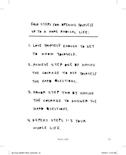 Heart Talk by Cleo Wade