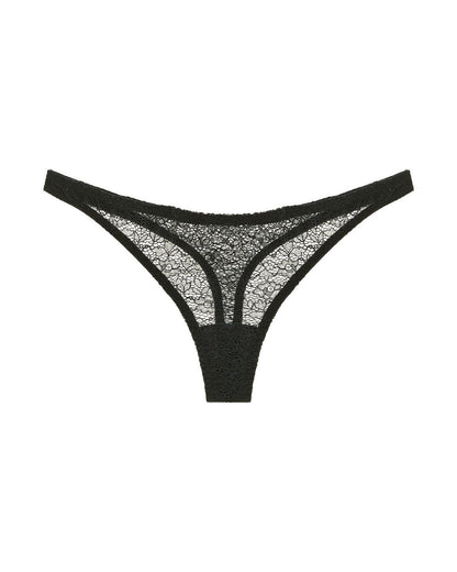 Journelle Alix Thong in Black, available at LaSource in Darien.