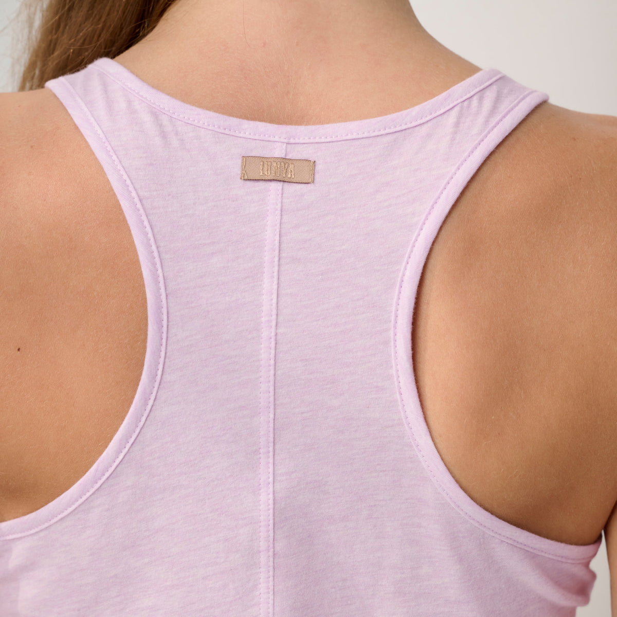 Organic Pima Curved Hem Tank