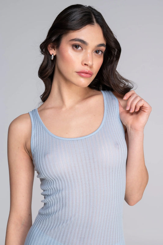 Ribbed Cotton Tank