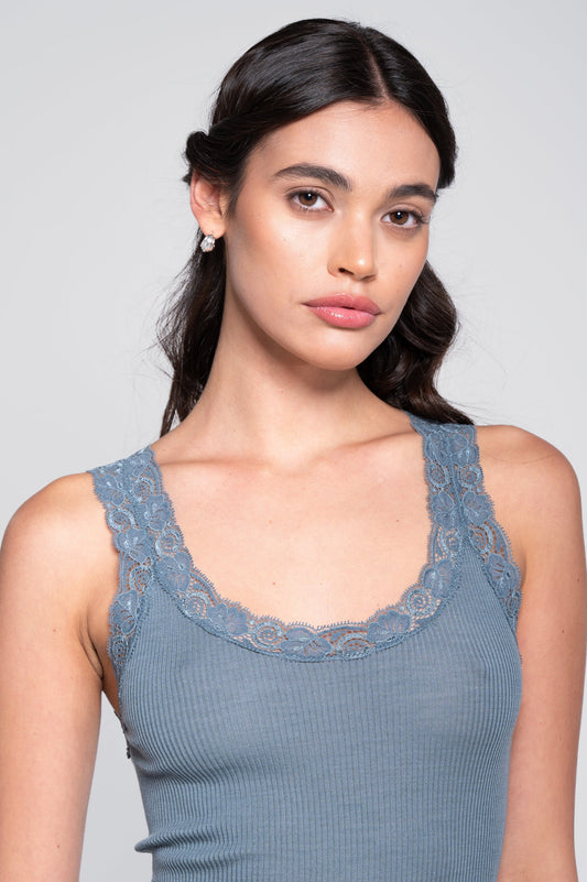 Wool and Silk Tank Top