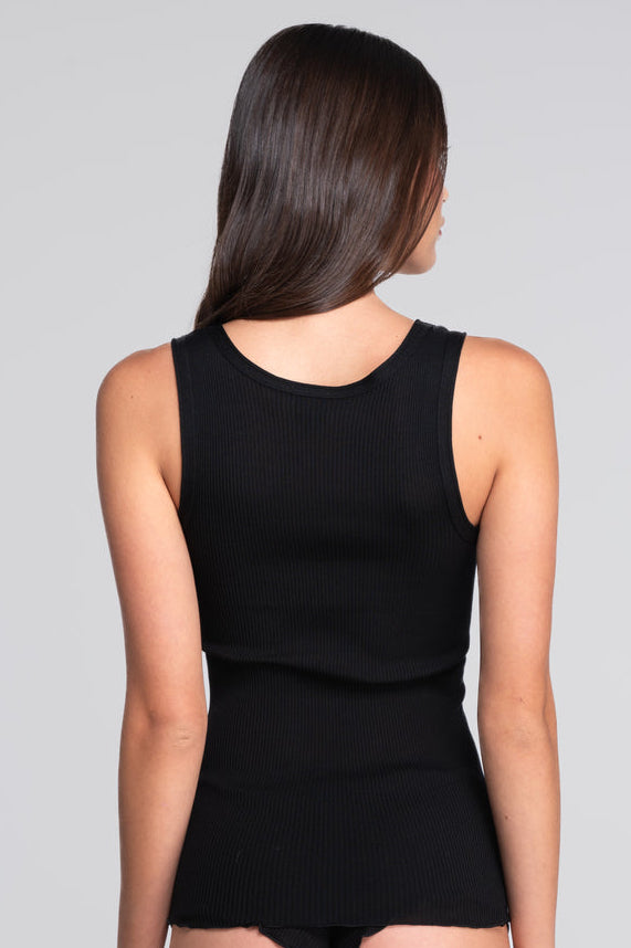 Top in Wool and Silk
