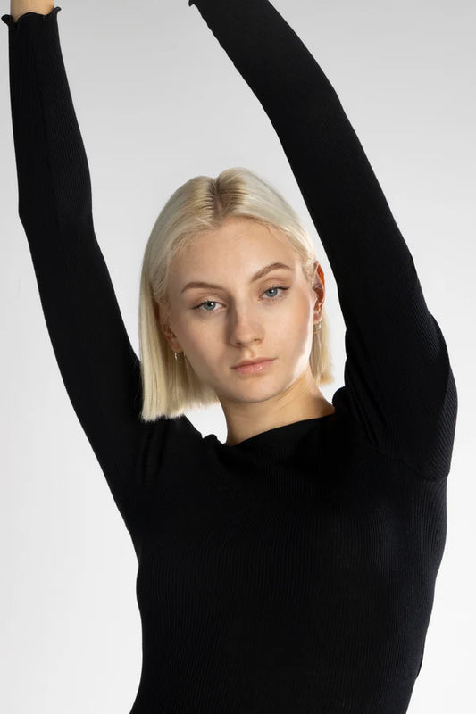 Ribbed Long-Sleeve Shirt