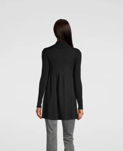 Long Cardigan in Wool and Silk