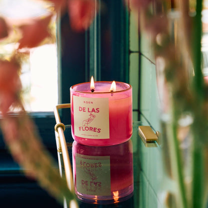 ROEN. DE LAS FLORES candle available at LaSource in Darien