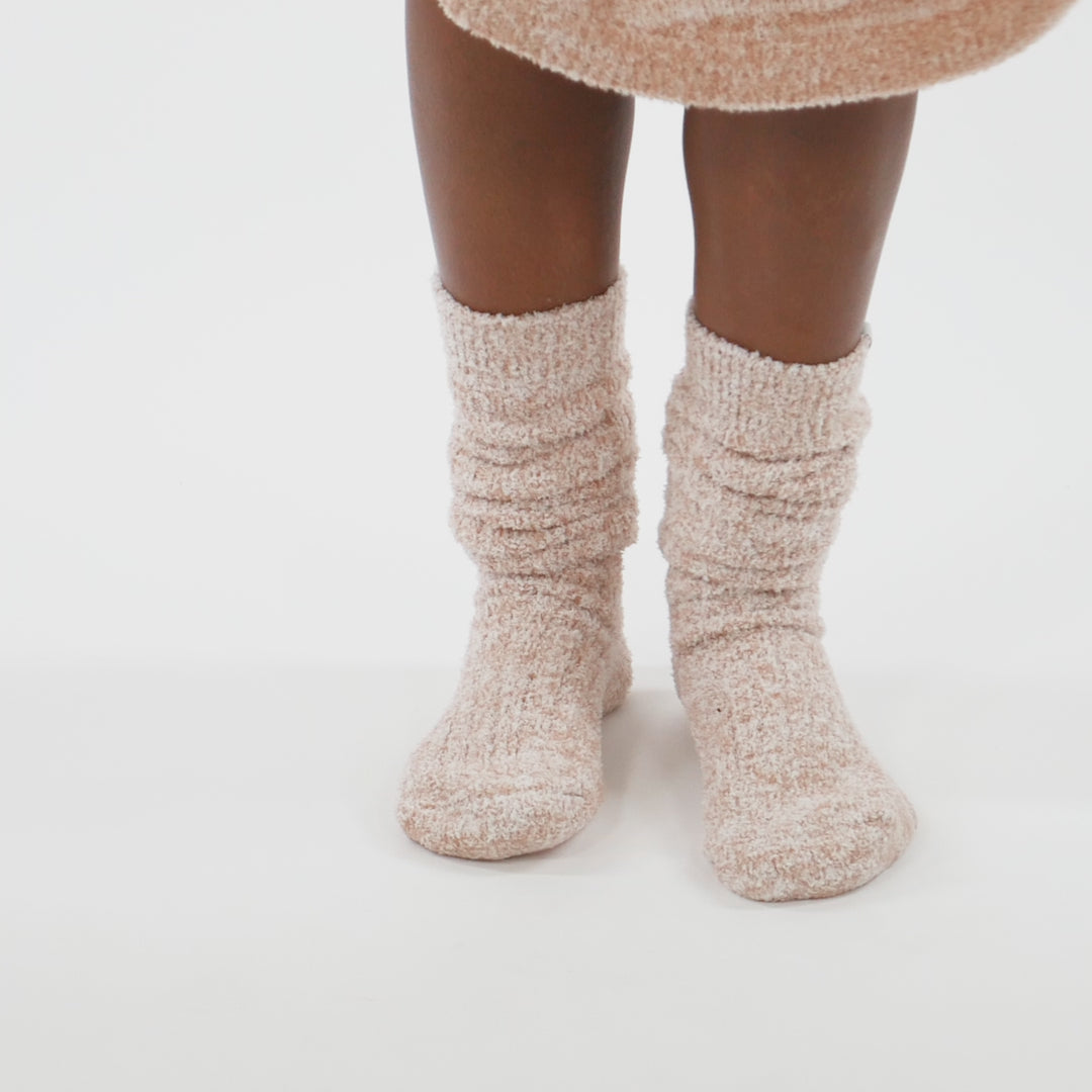 Women's Soft, Cozy, Slouchy Marshmallow Socks with Grippers