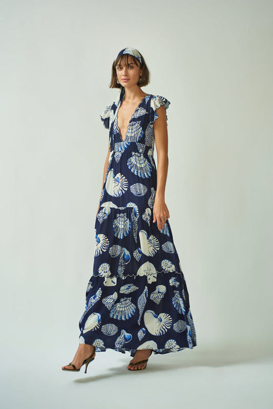 Mila Dress in Felicity Shell