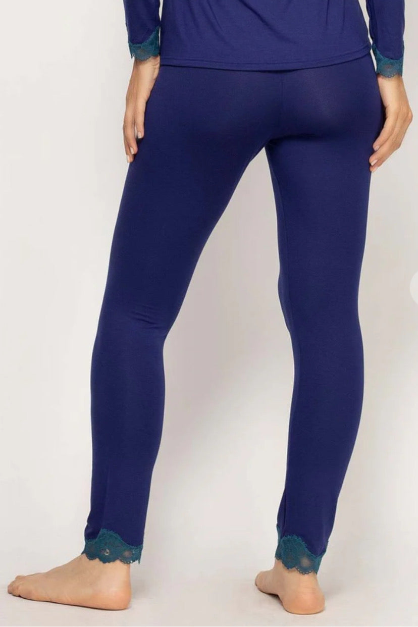    Antigel - Simply Perfect Pajama Legging in Blue-Purple, available at LaSource in Darien